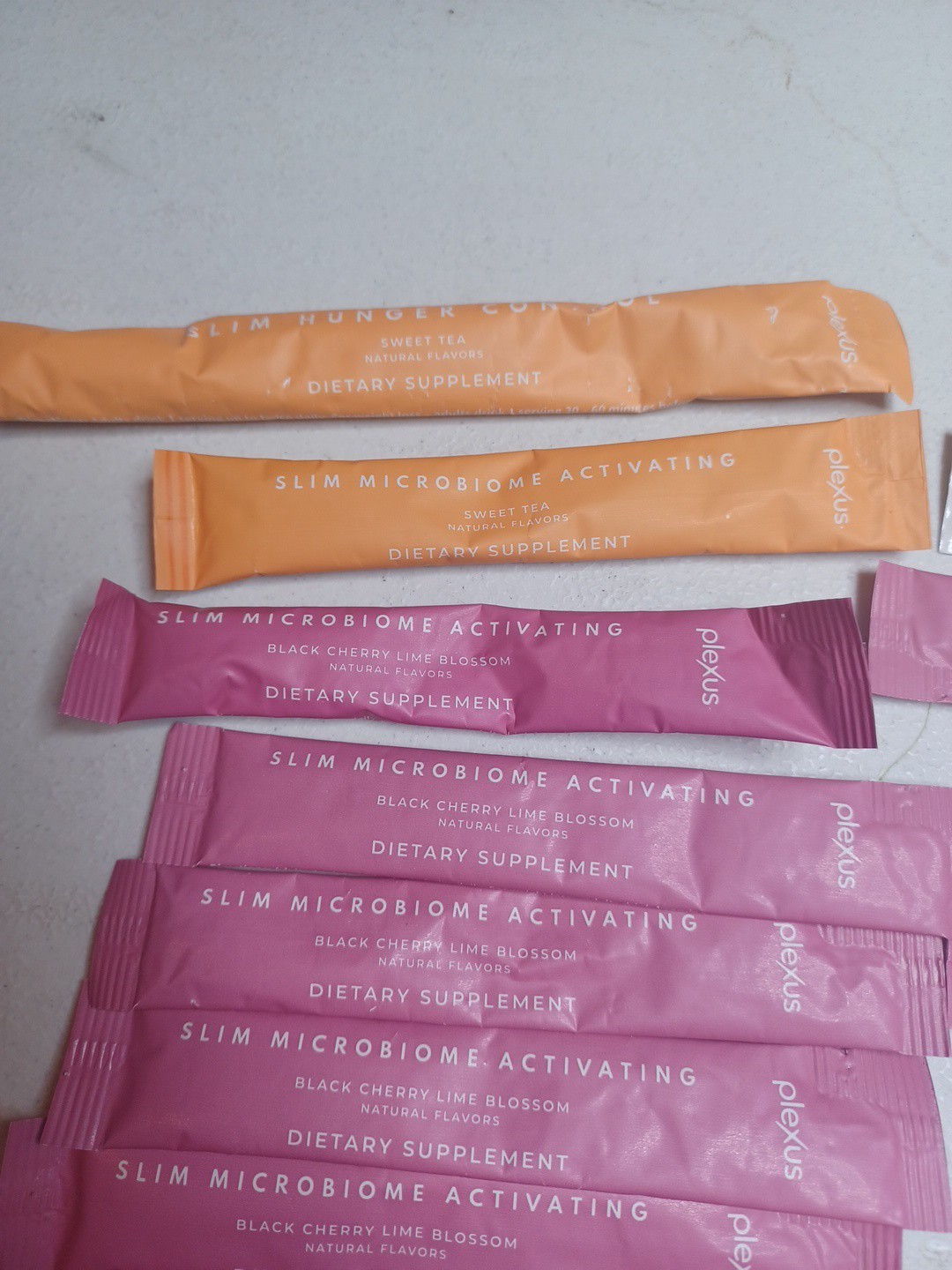Plexus Slim Hunger Control Supplement Powder Black Cherry Lime Blossom 45 Sticks