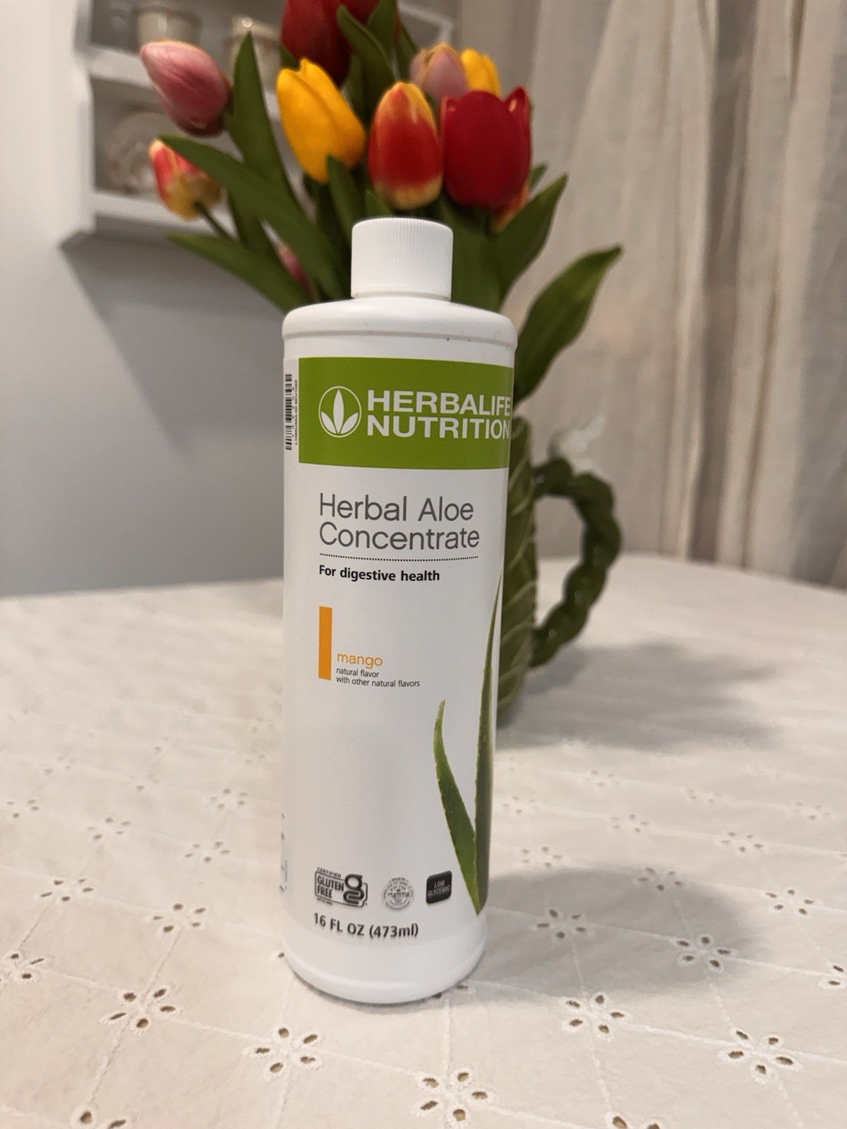 Herbalife Herbal Aloe Concentrate: Mango Flavor 473ml New! Exp:01/2028