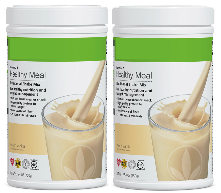 2X Formula 1 Healthy Meal Nutritional Shake French Vanilla 750 g