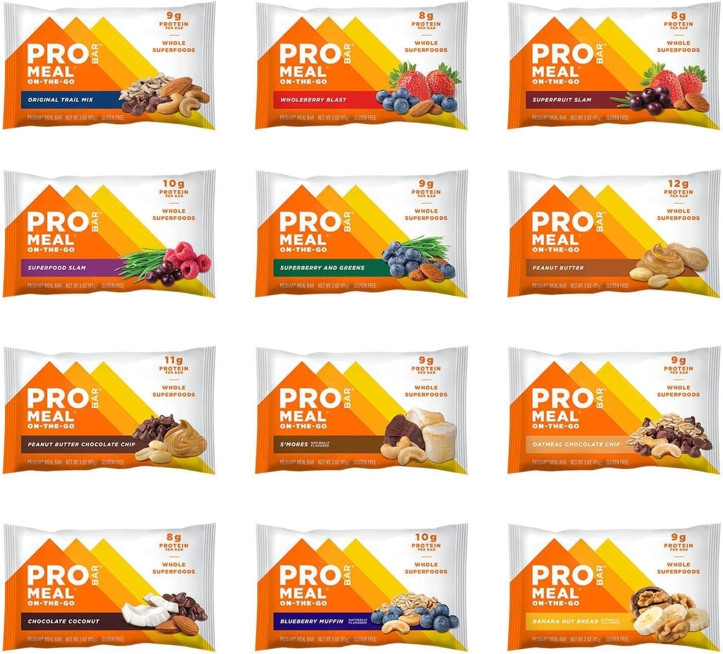 MEAL Bar Variety Pack – Plant Based Meal Replacement Bars