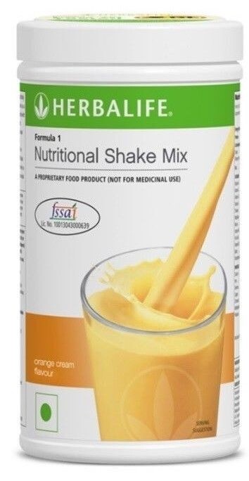 2 X 500 gm FORMULA 1 HEALTHY MEAL REPLACEMENT SHAKE ORANGE FLAVOR PROTEIN POWDER