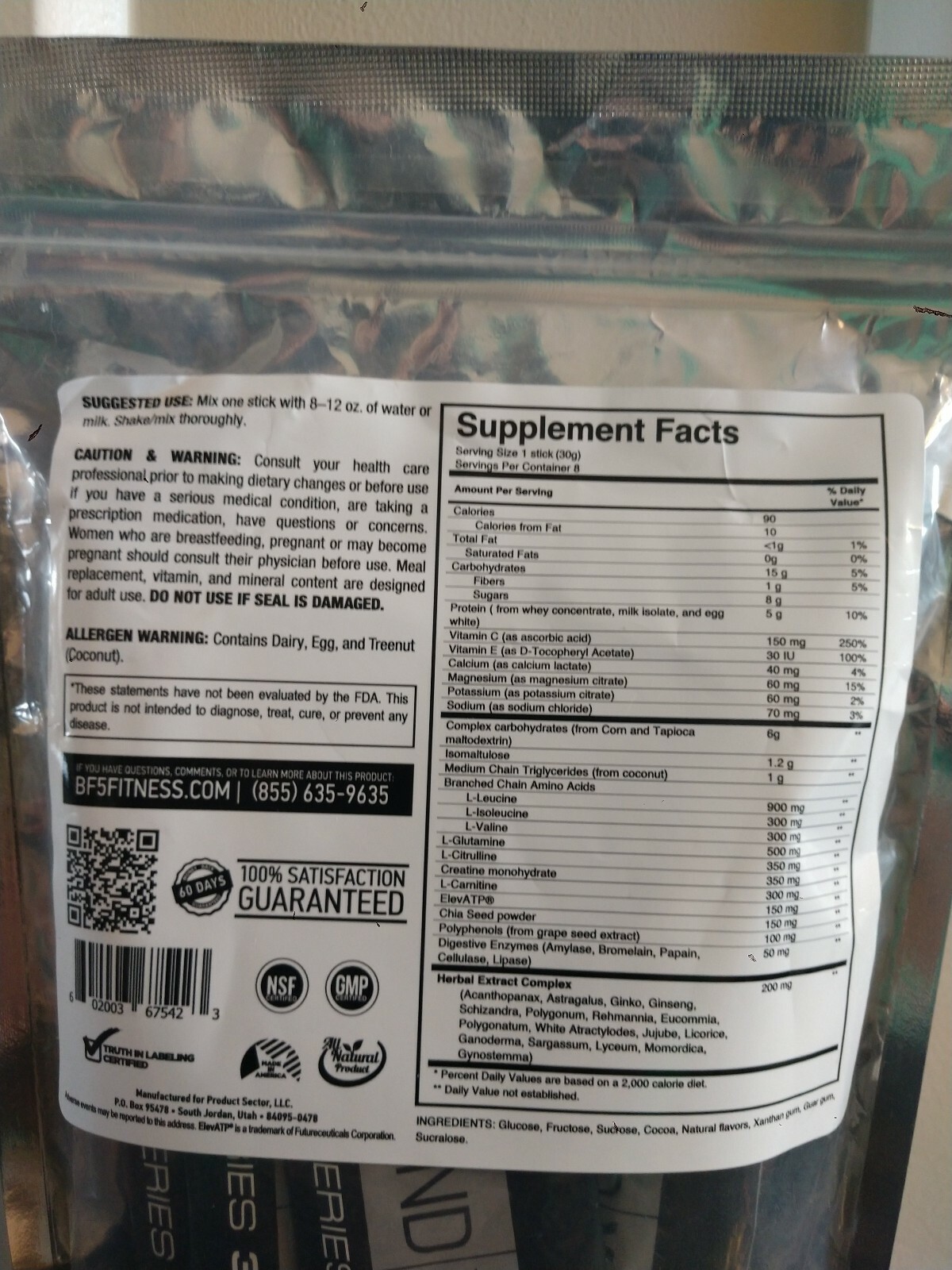 2 ( Two) of Blackfish Proseries 3:1 Rebound X2 BCAAs Super Prem. Formula16 pack.