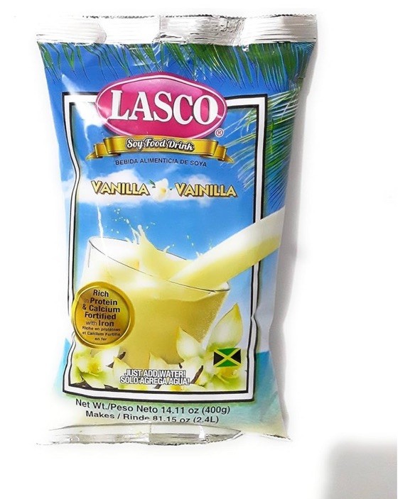 3 Packs Jamaican Vanilla Lasco (400g) FREE SHIPPING