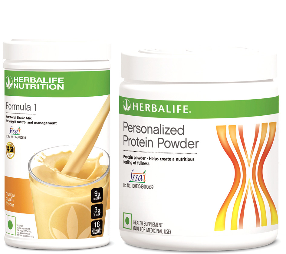 2 X 500 gm FORMULA 1 HEALTHY MEAL REPLACEMENT SHAKE ORANGE FLAVOR PROTEIN POWDER