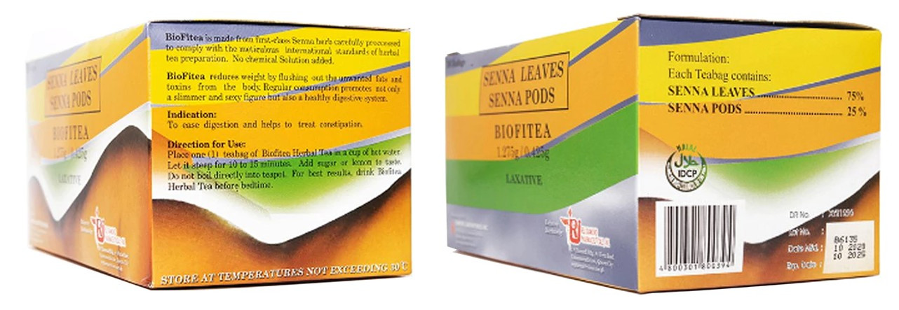 75 BioFitea Individual Tea Bags Slimming Weight Loss Reducer Fat Burner FRESHEST