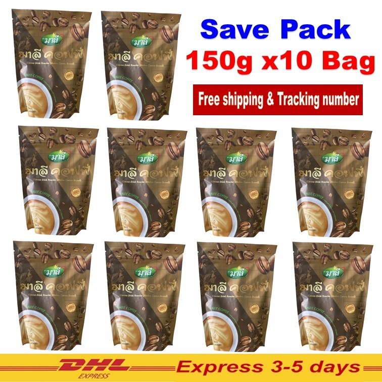 10x Malee Coffee Detox Powder Instant Thai Herbal Natural Slim Weight Management