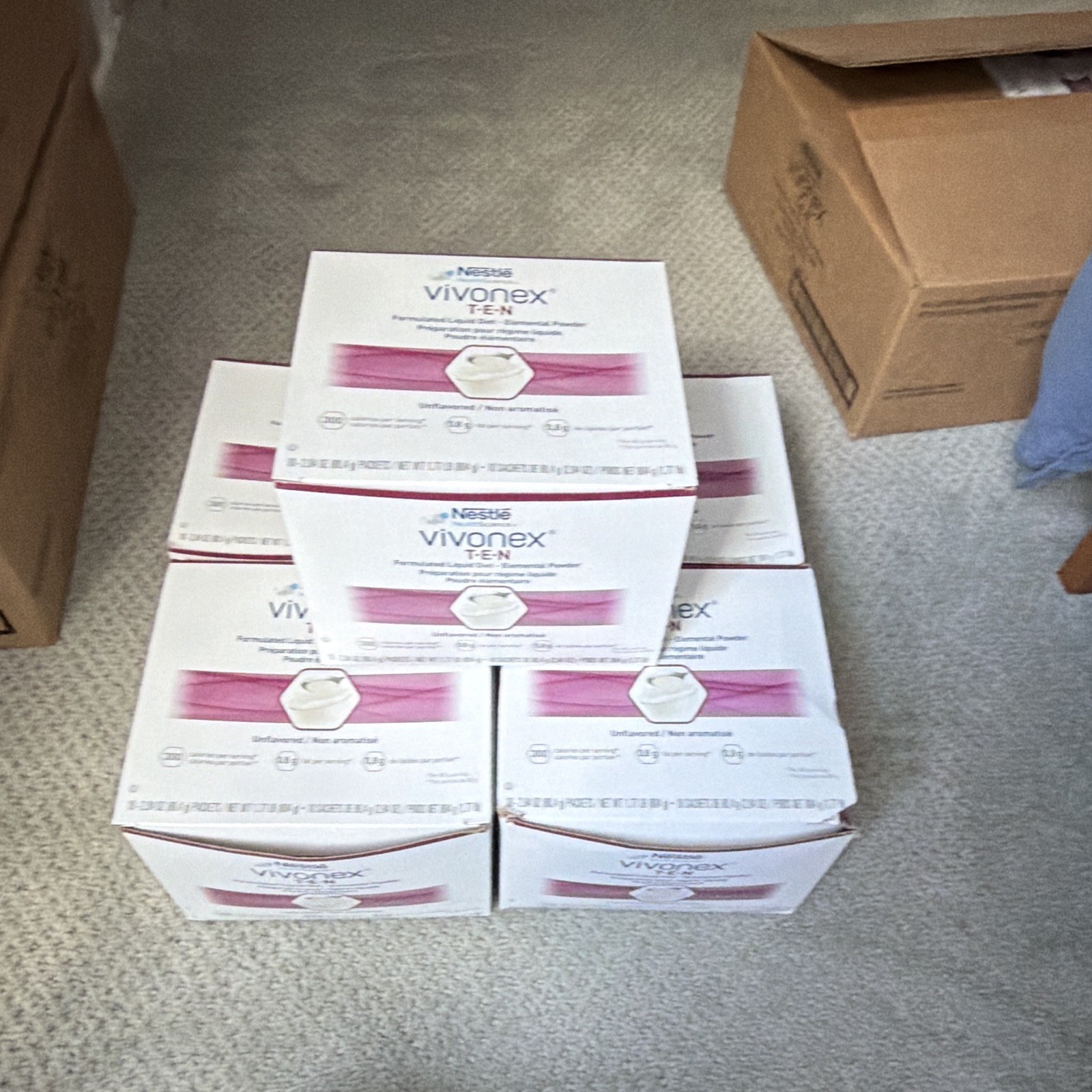 Nestlé Health Science Vivonex T.E.N Unflavored Elemental Powder 10 Pack 1.77lb
