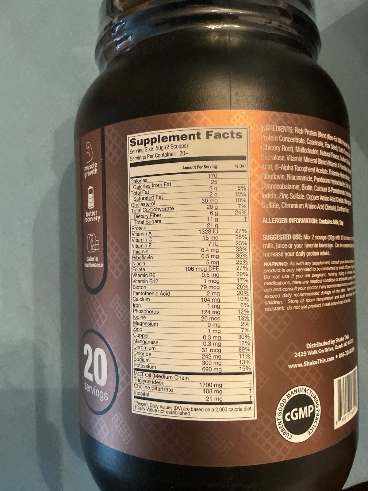 ESFit Meal Replacement Protein Powder -Milk Chocolate Expired 3/26 Reduced price