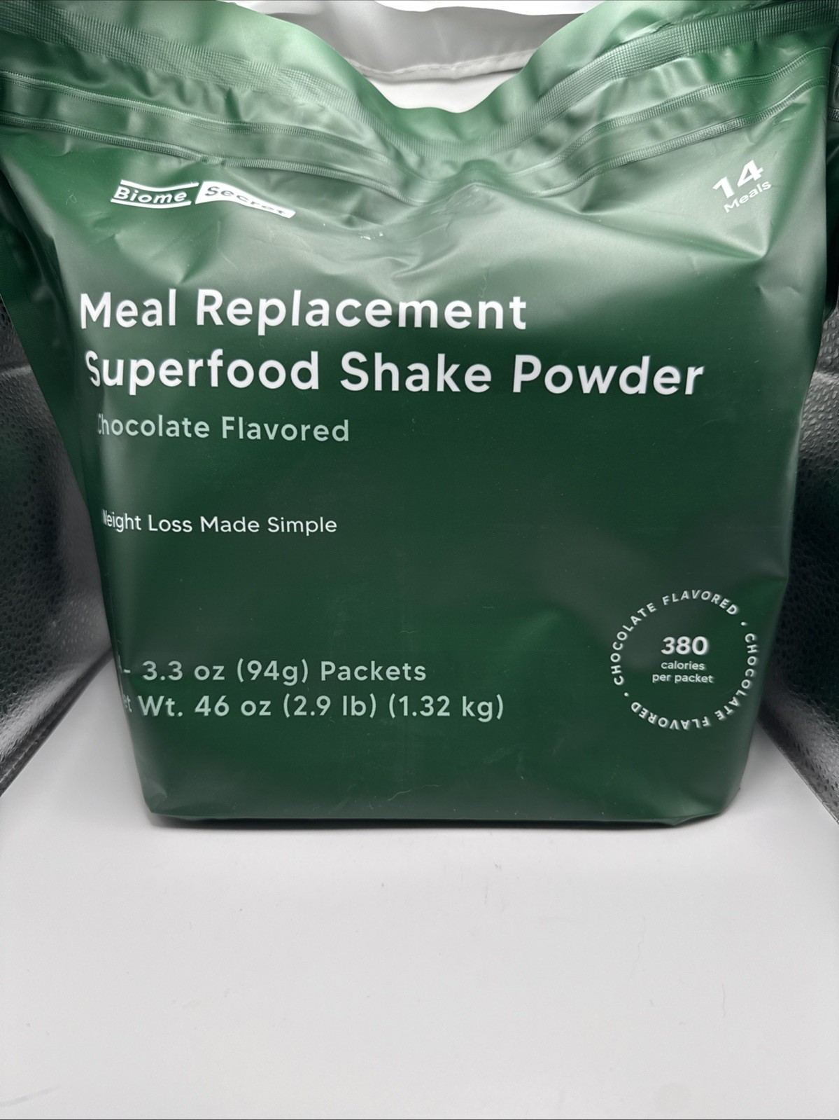 Biome Secret Meal Replacement Shake, 14 Pack Chocolate Flavored