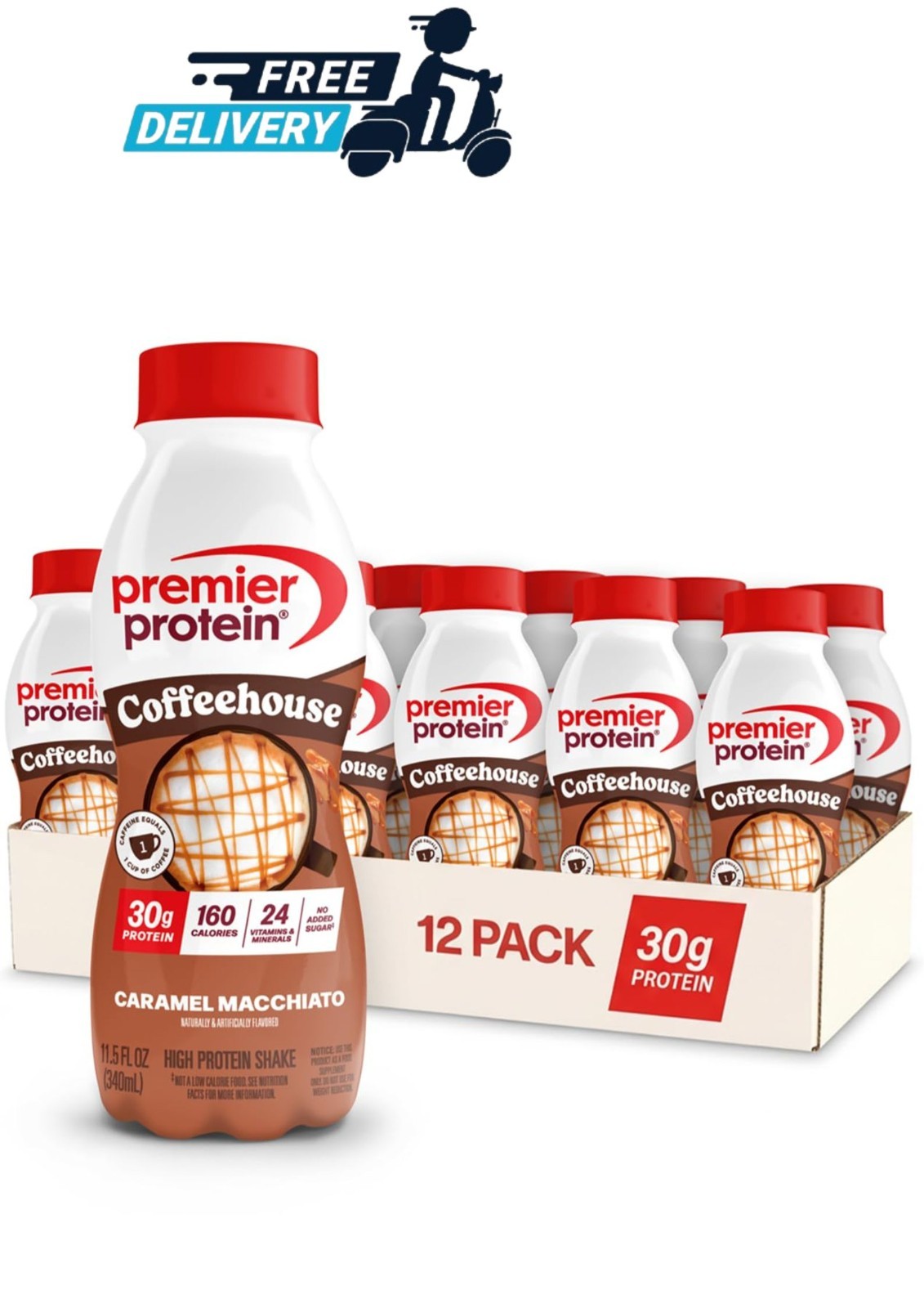 Premier Protein Shake ☕️ COFFEEHOUSE, Caramel 🍬 Macchiato