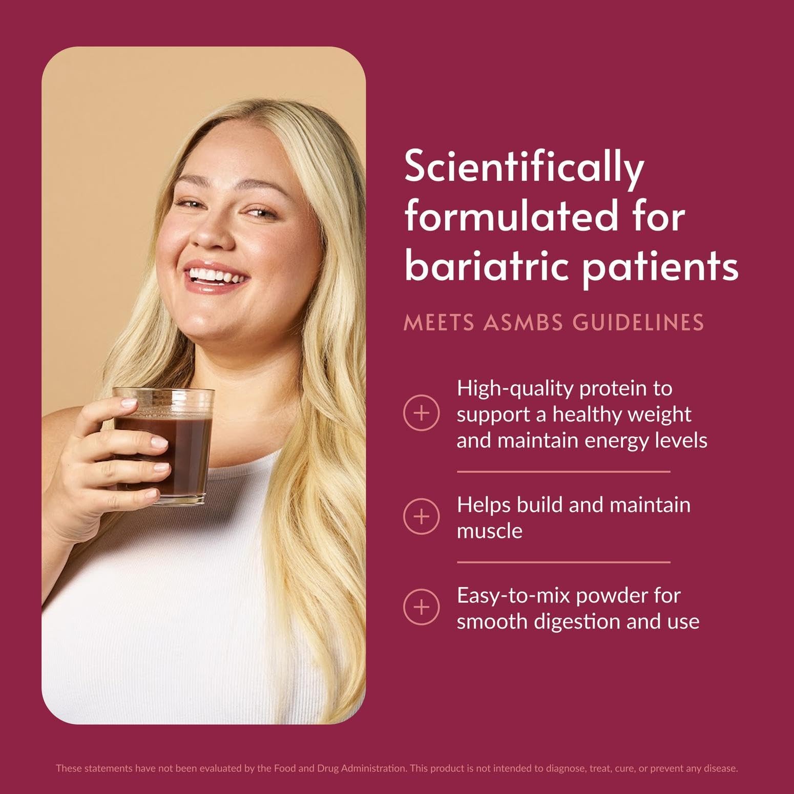 Bariatric Advantage High Protein Meal Replacement Drink Mix, Protein Powder W…