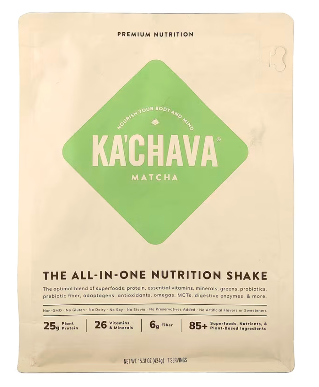 KACHAVA – Matcha – THE ALL-IN-ONE NUTRITION SHAKE SMALL BAG (434g) 7 SERVINGS