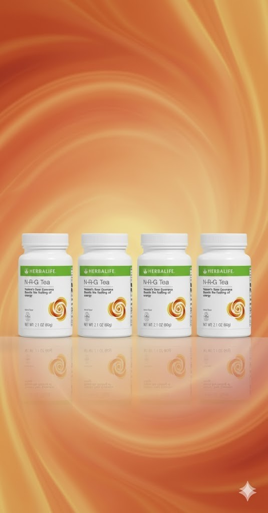 4Pack Herbalife NRG Original Energy Powder Natural Focus & Alertness Boost(5/27)