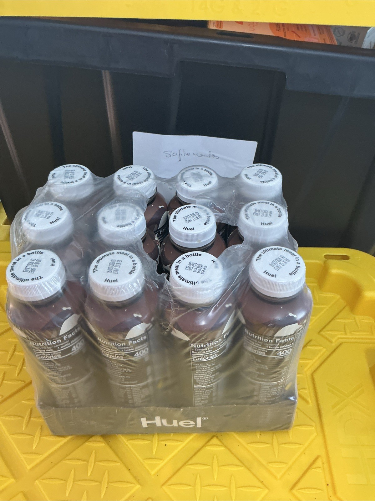 Huel Black Edition Chocolate Ready to Drink 16.9 oz 12 Pack 35g Plant Protein