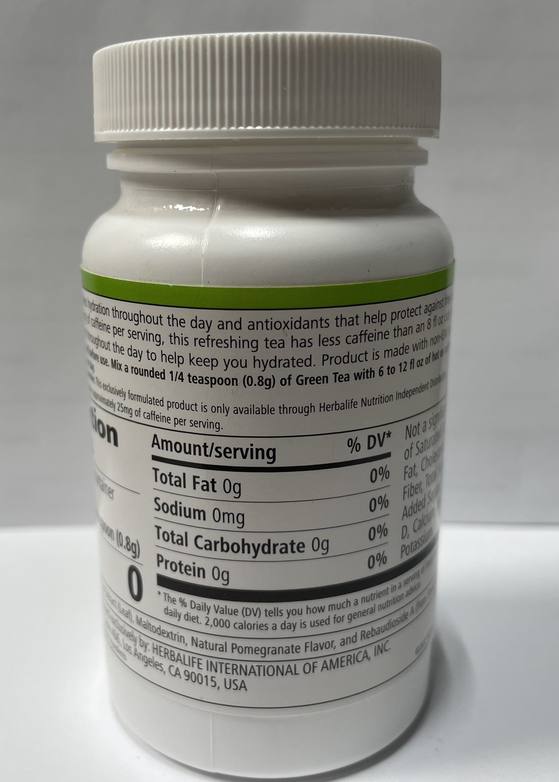 Herbalife Green Tea Pomegranate Flavor,Provides Antioxidant Protection,Hydration