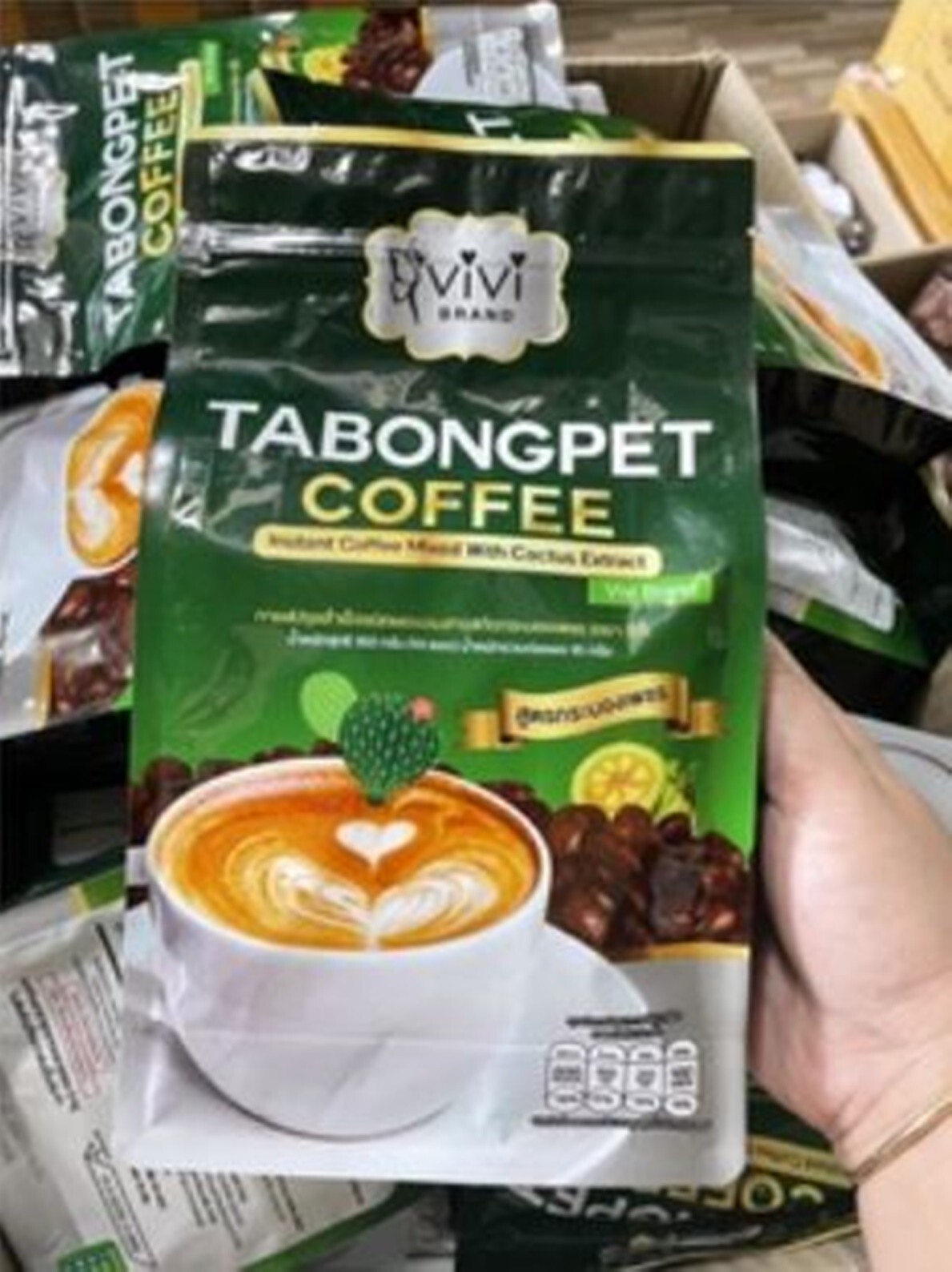 6x Coffee Fat Burner Free AS Cactus Tabongpet Extract Fast Sl im Sugar Instan