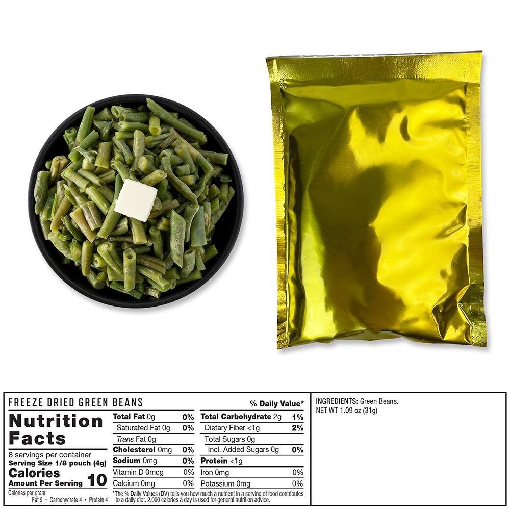 120 Serving Freeze Dried Vegetable and Gourmet Flavored Sauces