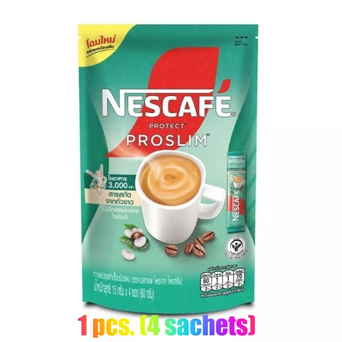Nescafe Protect Proslim Instant Coffee 3in1 Diet Slimming Body Weight Control