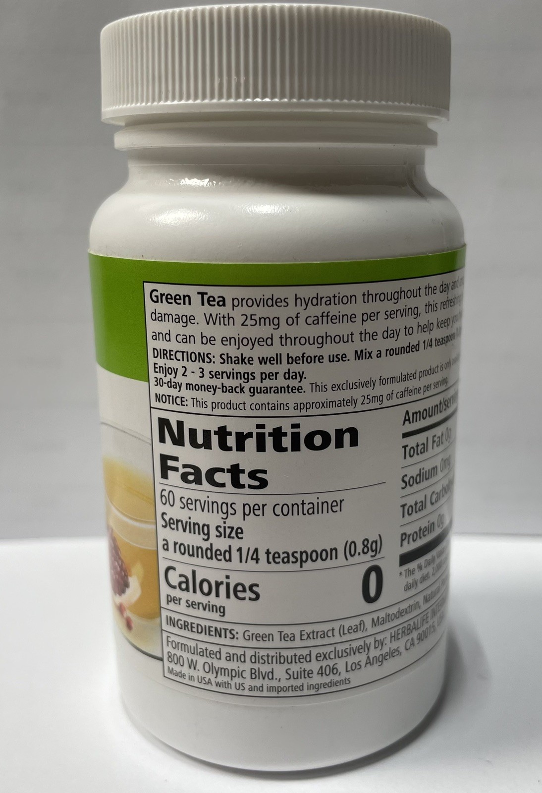 Herbalife Green Tea Pomegranate Flavor,Provides Antioxidant Protection,Hydration