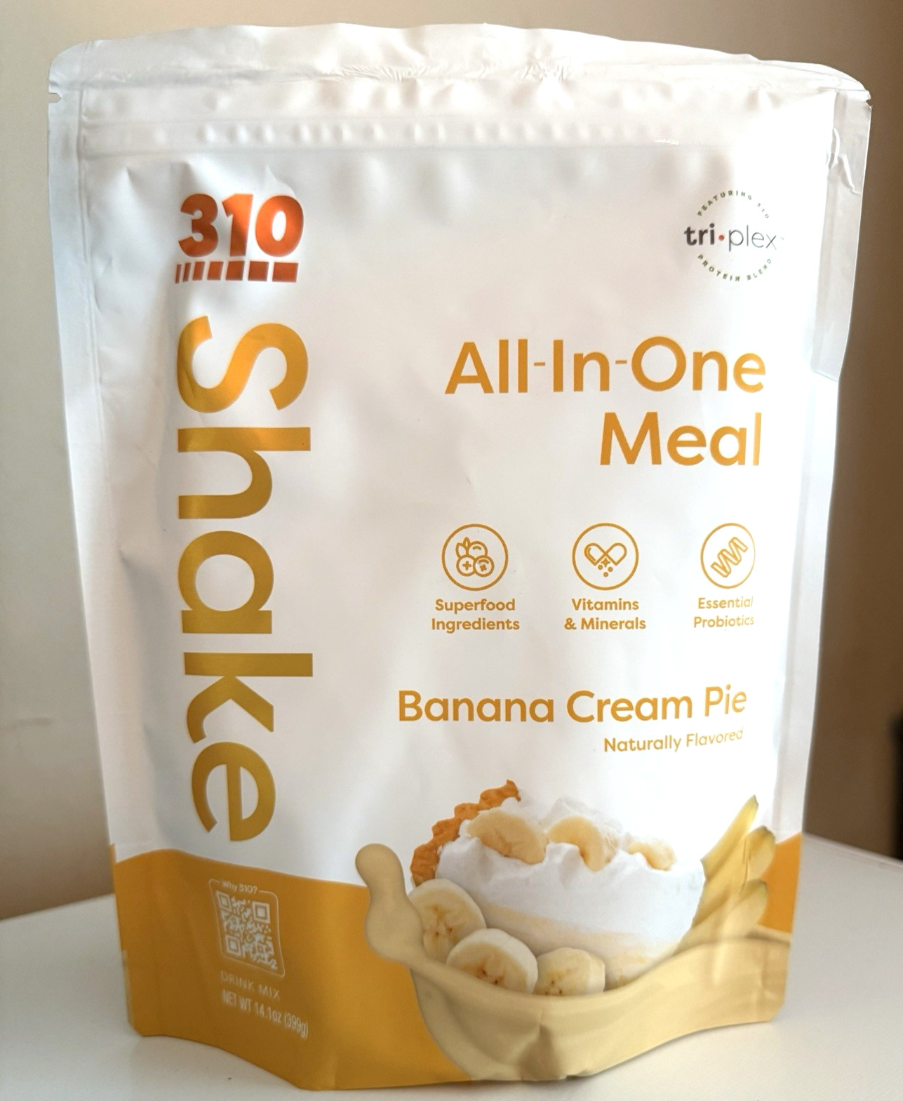 310 NUTRITION ALL-IN-ONE MEAL BANANA CREAM PIE (14 SERVINGS) SEALED EXP 07/2026