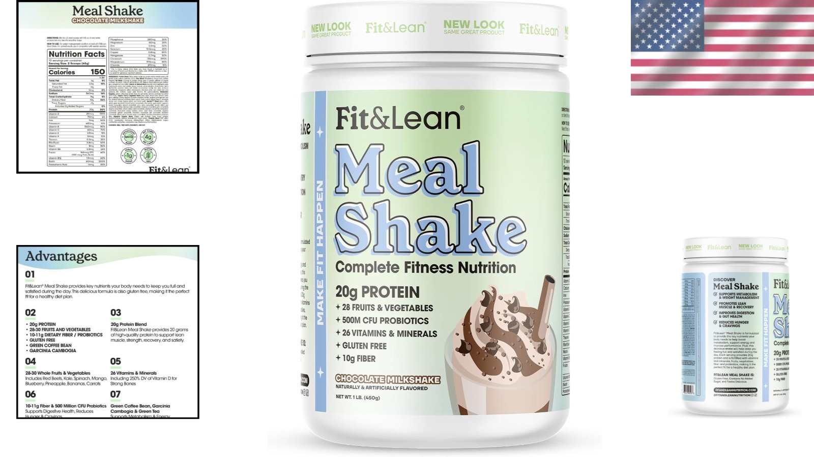 Delicious Chocolate Meal Replacement with 500 Million Probiotics & Anti-Oxidants