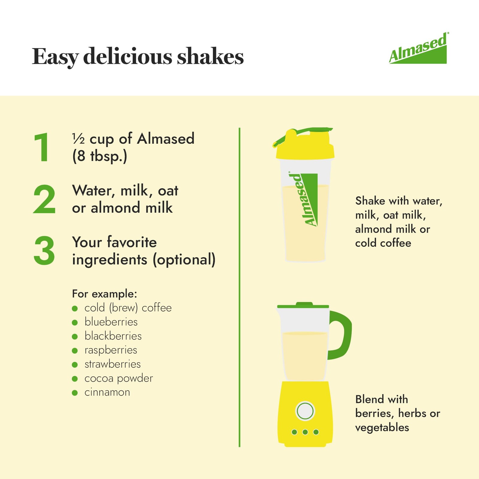 Almased Vanilla Meal Replacement Shake – Low-Vanilla Flavor – 17.6 oz (1.1 Pound