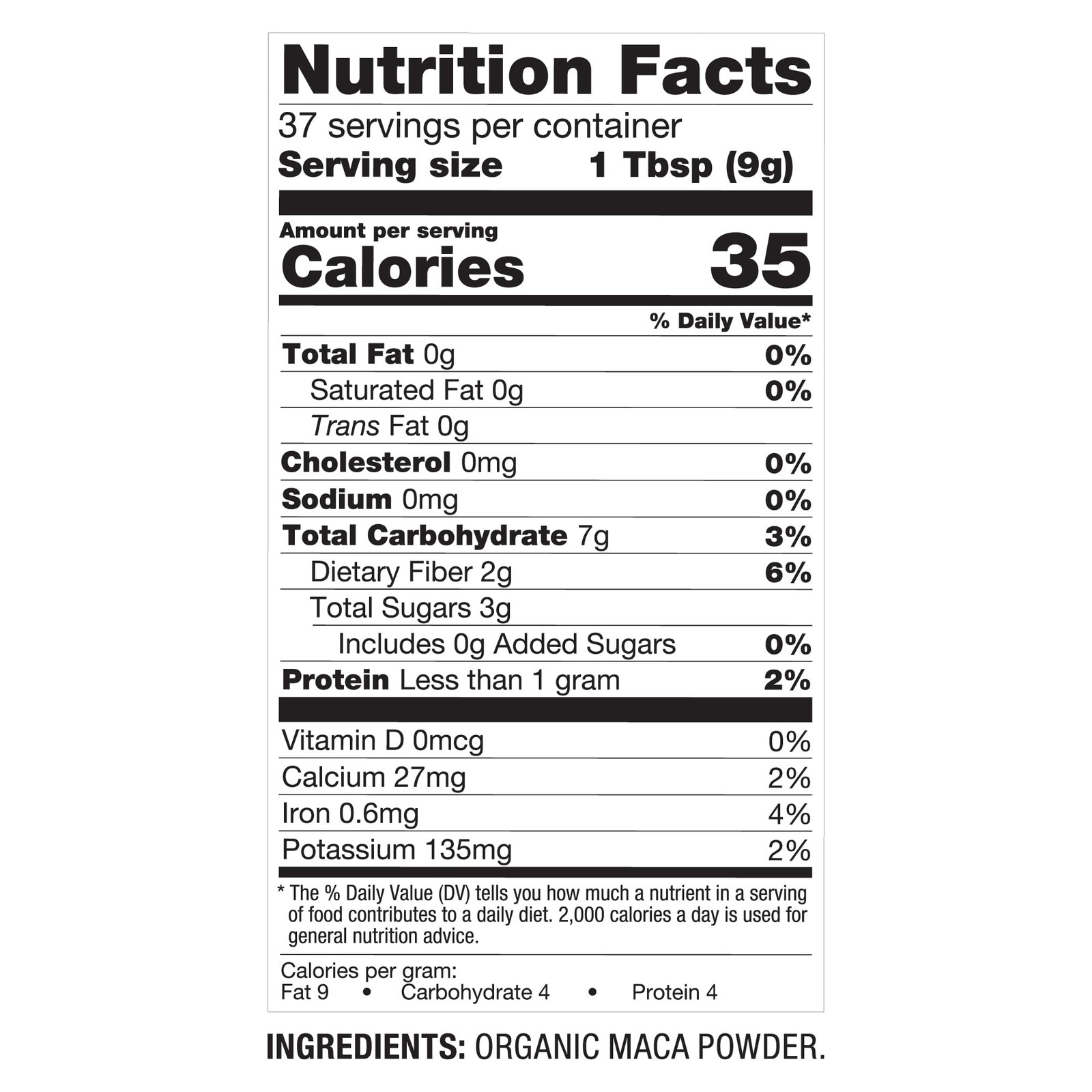 Organic Maca Powder Non-GMO Gluten-Free 12 Ounce for Energy and Wellness