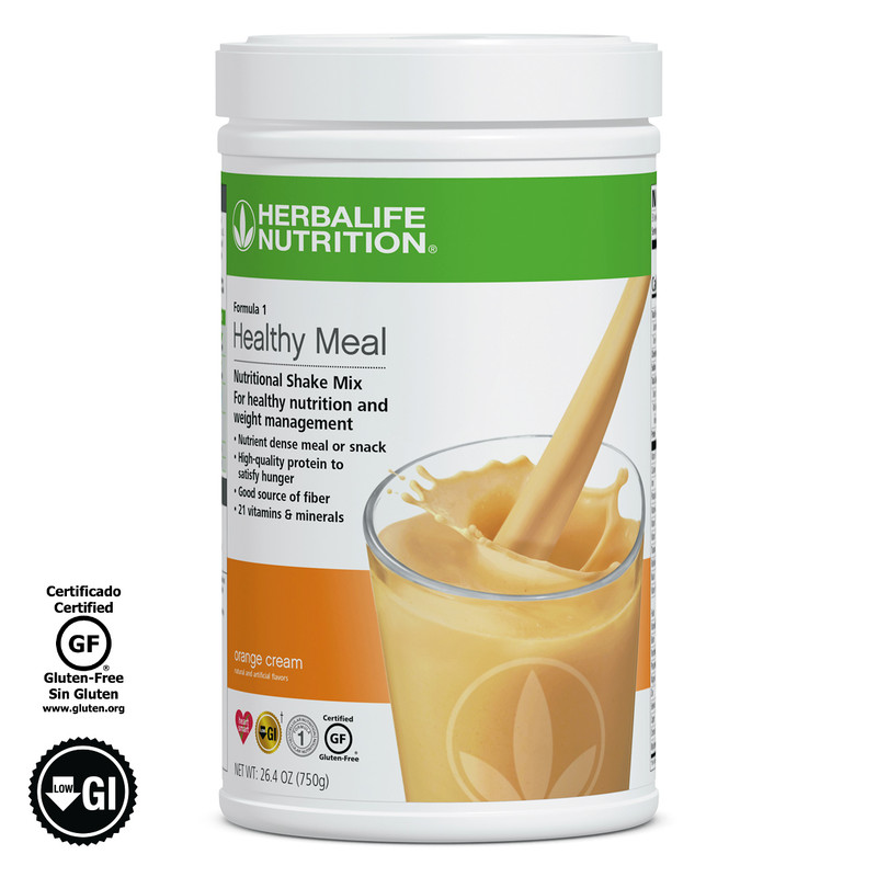 Herbalife Formula 1 Nutritional Shake Mix – Healty Meal- Orange Cream 750 g
