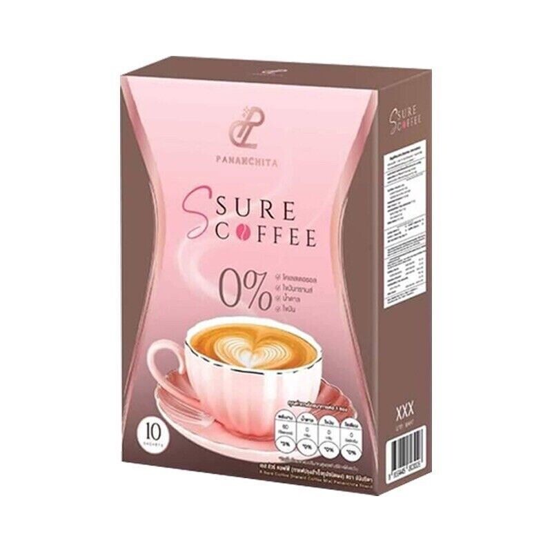 8x S Sure Coffee Weight Management No Sugar LowCal Detox Diet No Transfat Burn