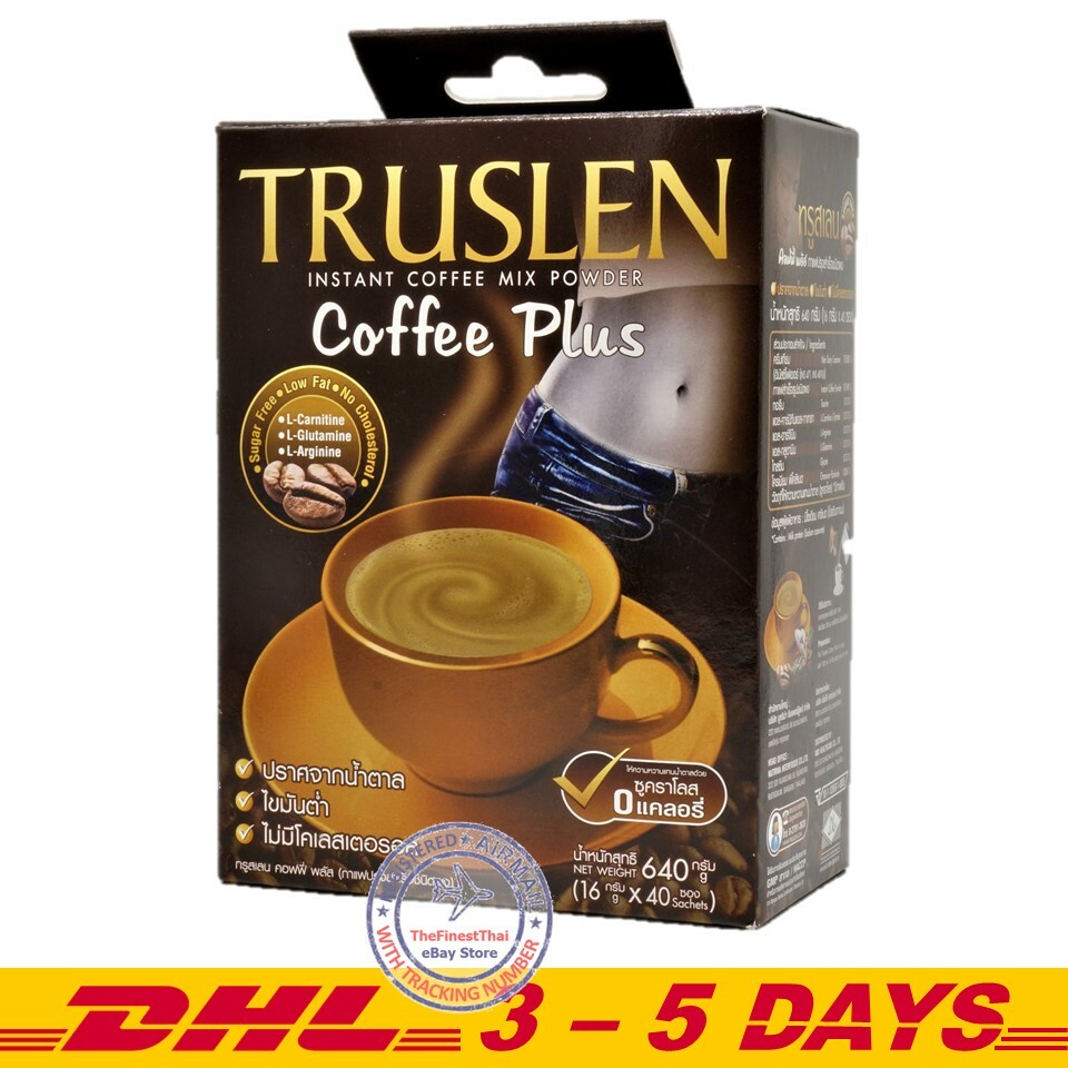 Big Pack Truslen Coffee Plus Instant Coffee Mix Powder 16g x 40 Sachets