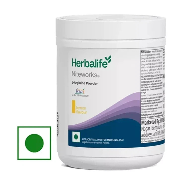 Herbalife Niteworks Lemon Flavor- Pack of 300gm Original Pack