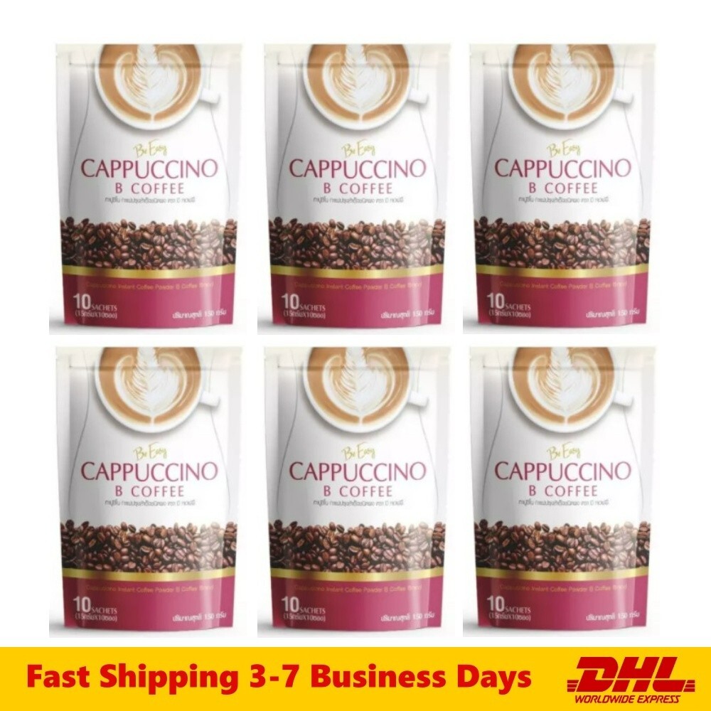 6x Be Easy Instant B Coffee Cappuccino Detox Diet Weight Loss Slimming 70 Kcal
