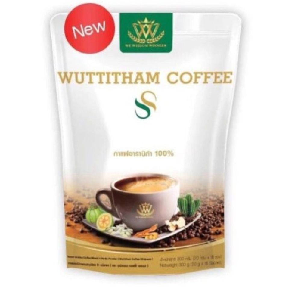 WUTTITHAM Healthy Coffee 3Types Thai Herbal Weight Control Slimming Energy Detox