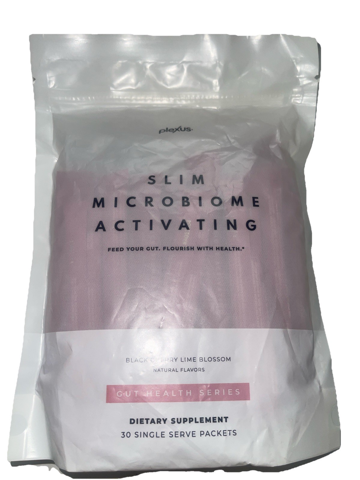 Plexus Slim Microbiome Activating Black Cherry Lime Blossom, 30 serving packs