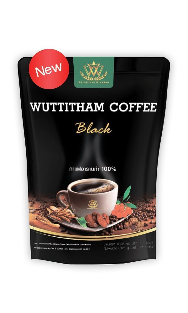 Wuttitham Healthy Instant Coffee 32 in 1 Herbs Mixed Manage WeightControl 3Packs