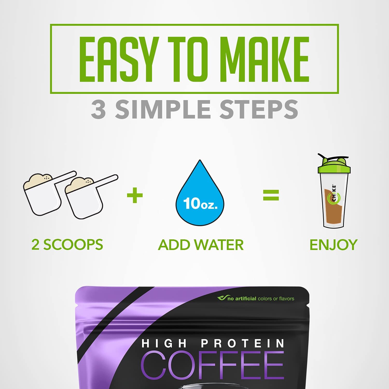 Chike Caramel High Protein Iced Coffee – 20g Protein, 2 Espresso Shots, 1g Sugar