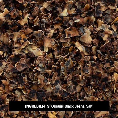 Organic Black Beans Flakes 1lb – For Black Bean Burger Patties, Dry Bean Soup