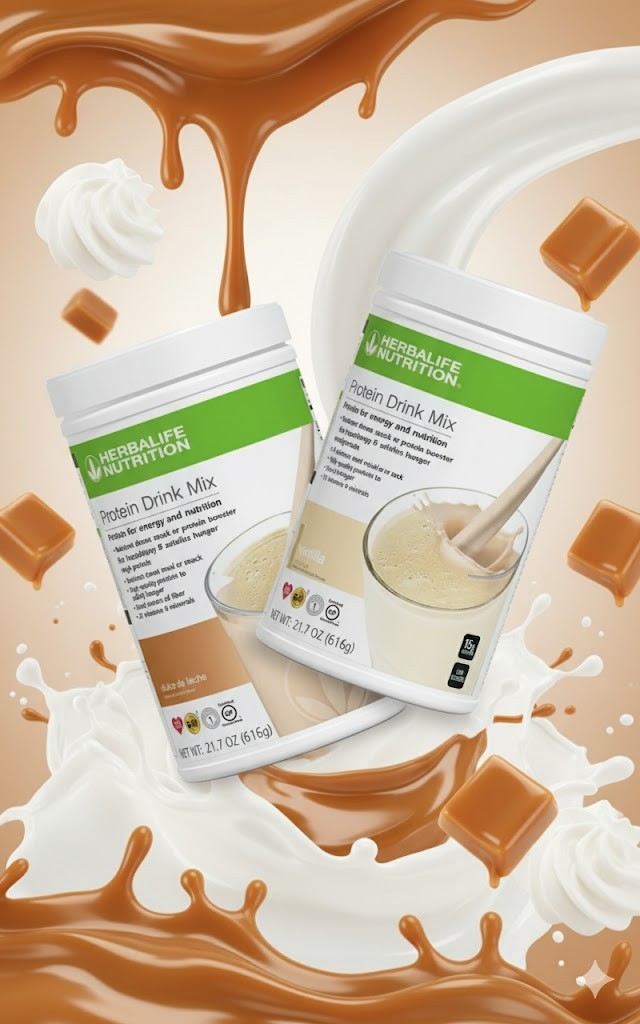 Herbalife Vanilla Protein Drink Mix + Dulce De Leche F1 Set – Premium Duo