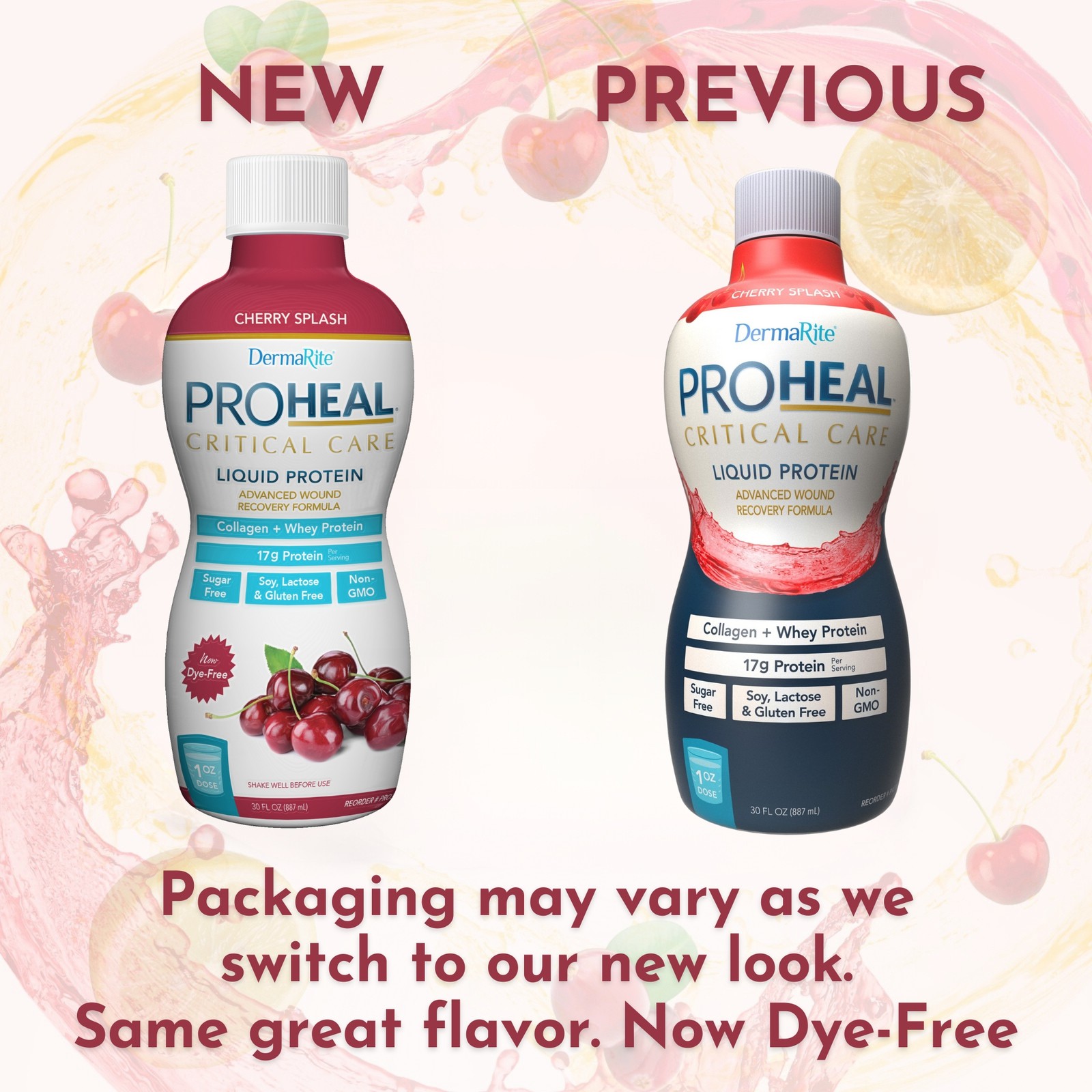 ProHeal Oral Supplement Cherry Splash 30 oz Bottle 2 Ct