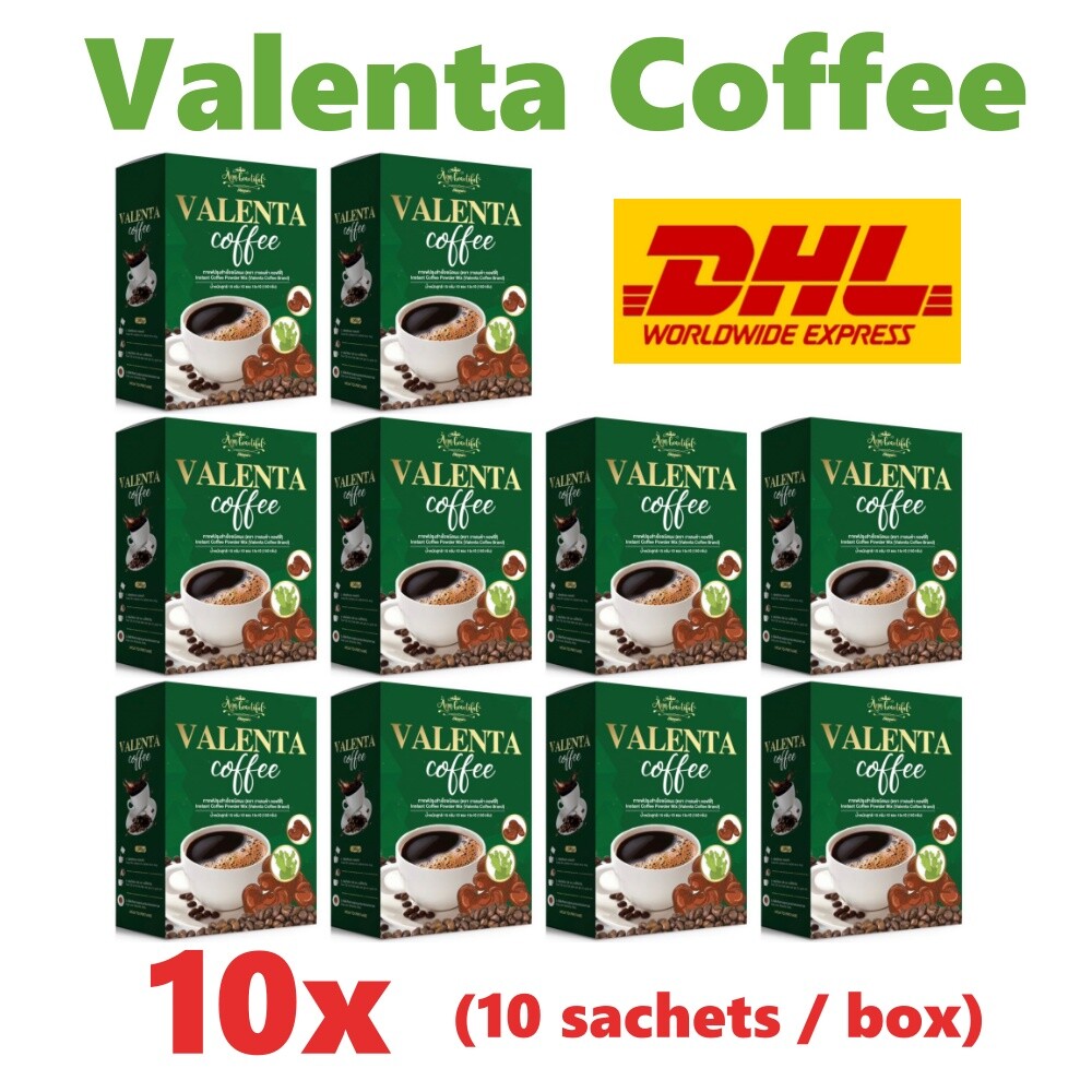 10x Valenta Coffee Detox Block Burn Diet Weight Loss High Fiber Instant Coffee