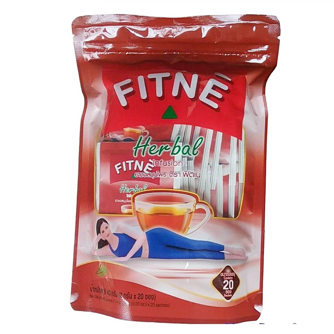 Fitne Natural Herbal Infusion Tea Weight Original Diet Detox Slim Laxative 20s