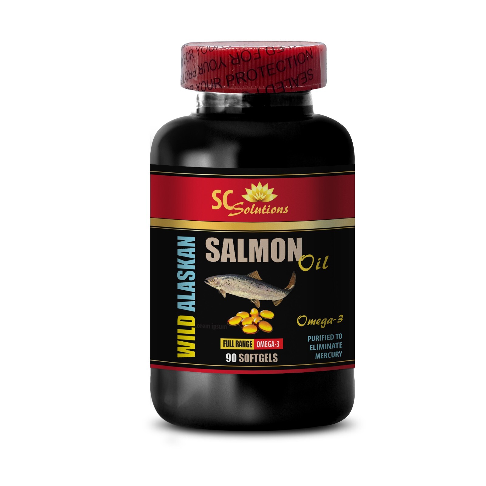 wild Alaskan salmon fish oil – WILD ALASKAN SALMON OIL – brain supplement – 1Bot