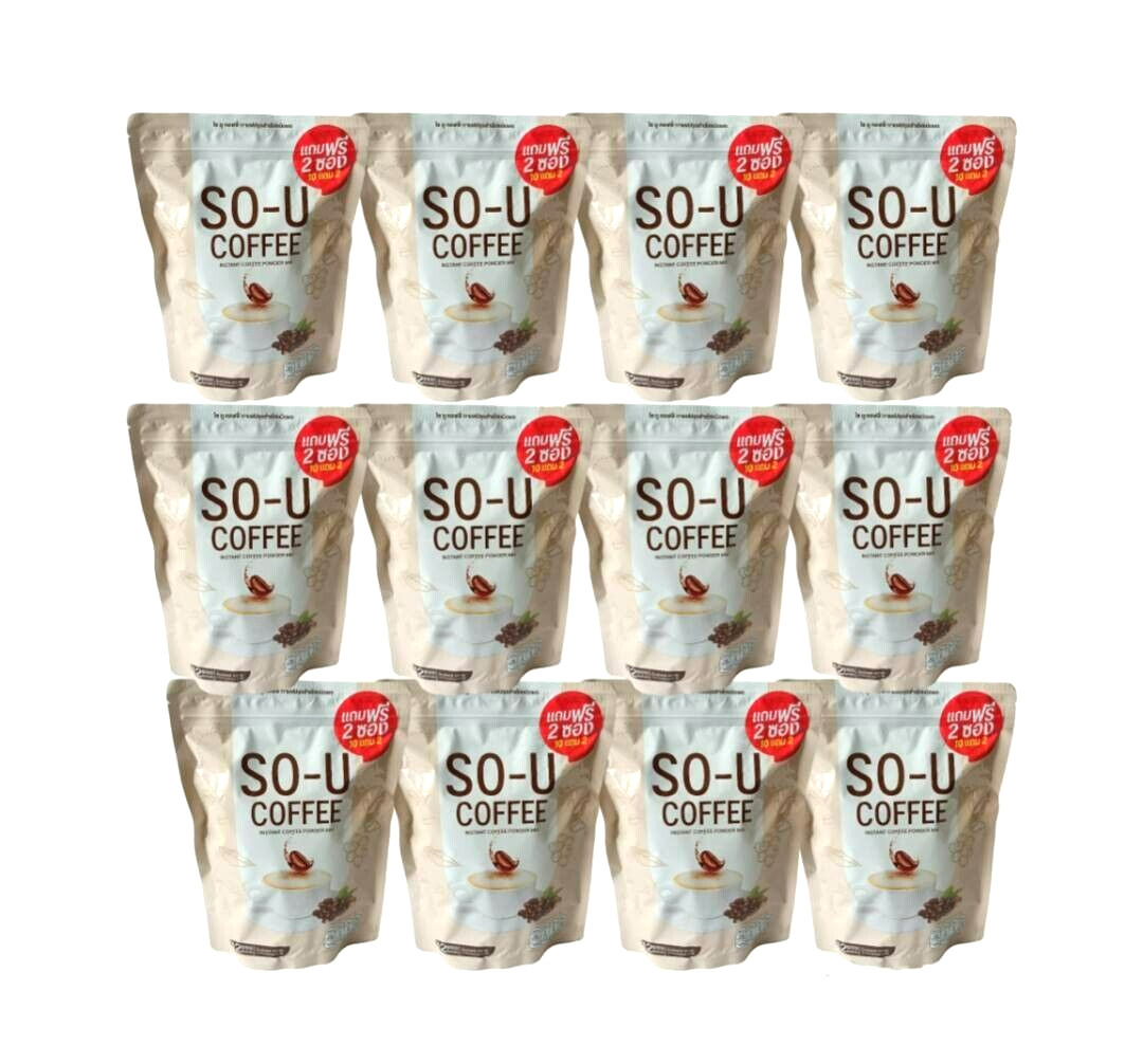 12x SO U Coffee instant mix coffee Powder No Cholesterol Weight Management