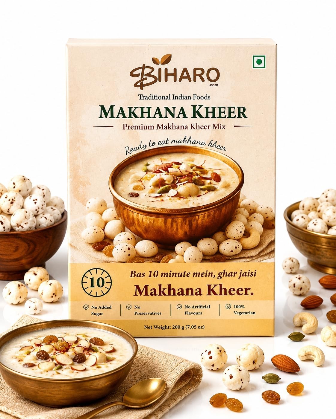 Biharo Makhana Kheer Mix Powder 200g