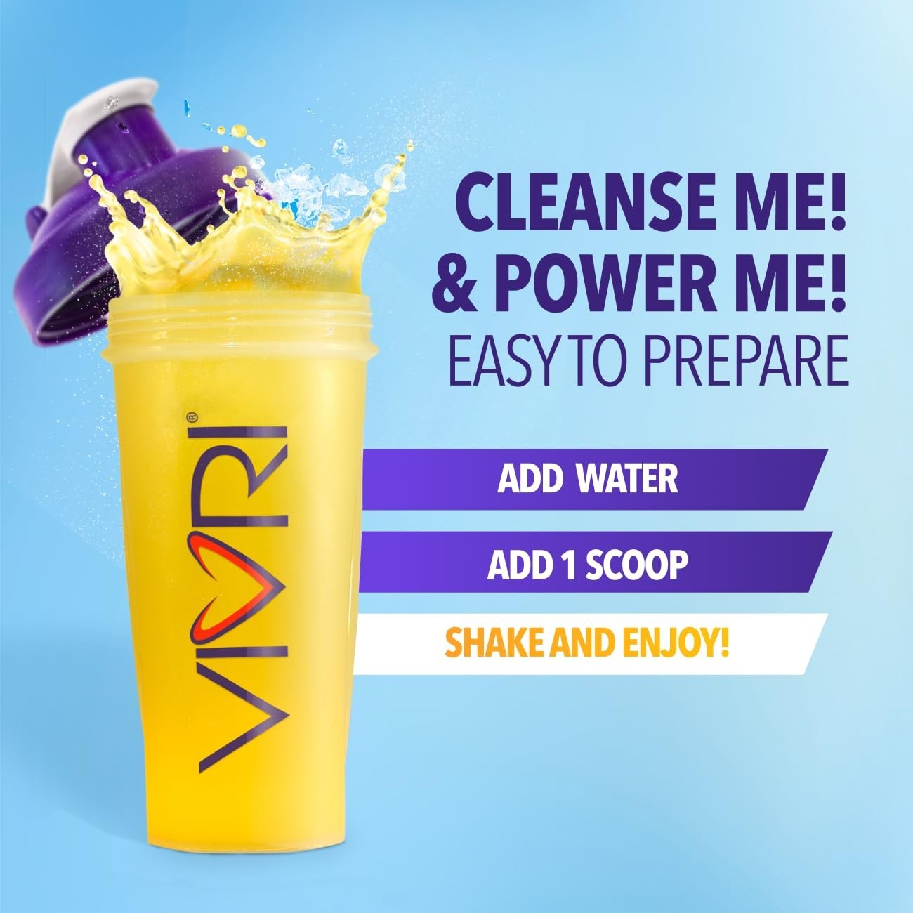VIVRI 10 Days Challenge Chocolate Delight * PowerMe:Orange * CleanseMe:Pineapple