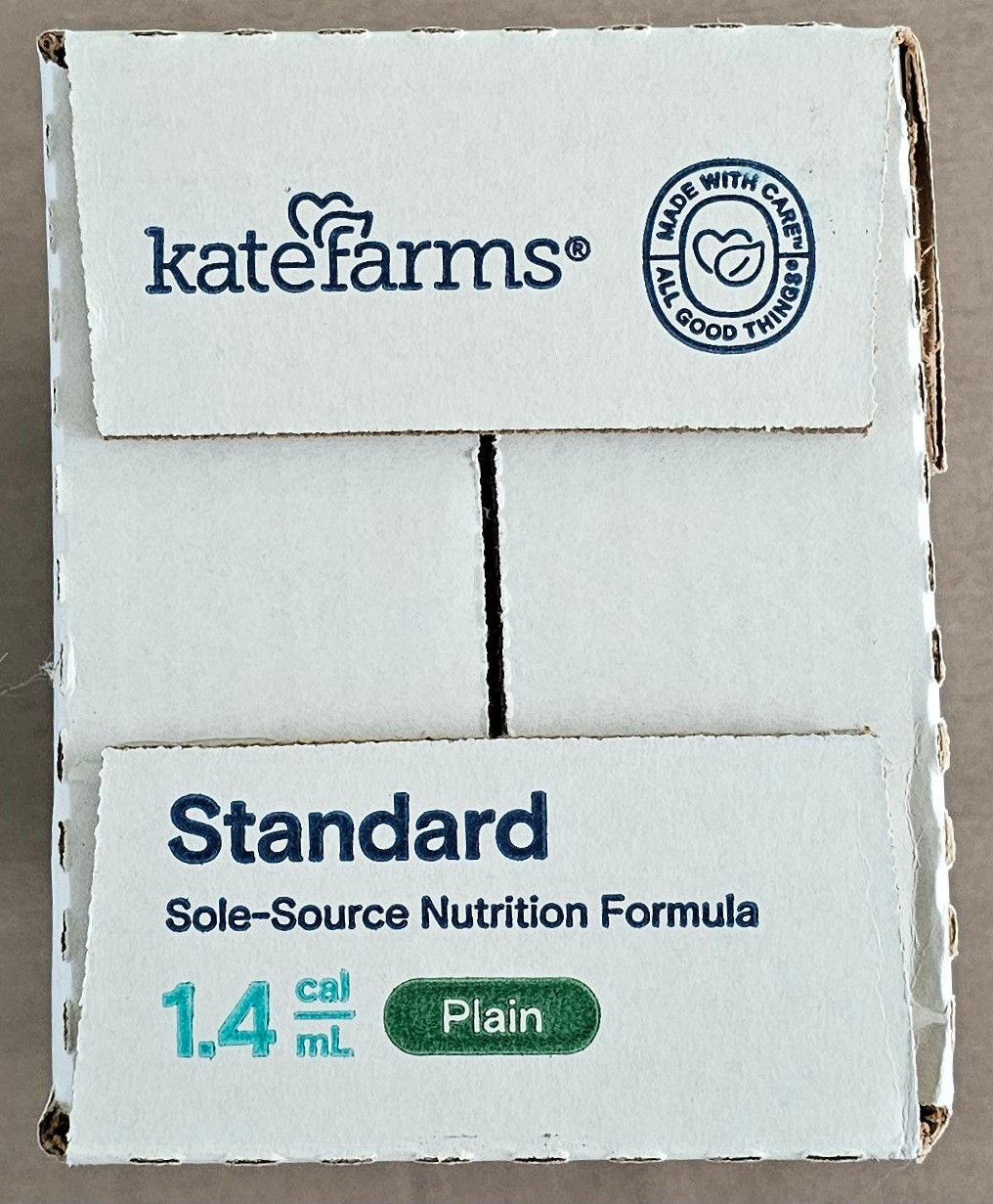 Case of 12 Kate Farms Standard Nutrition Formula 1.4 cal/mL Plain 11 oz Dec ’26