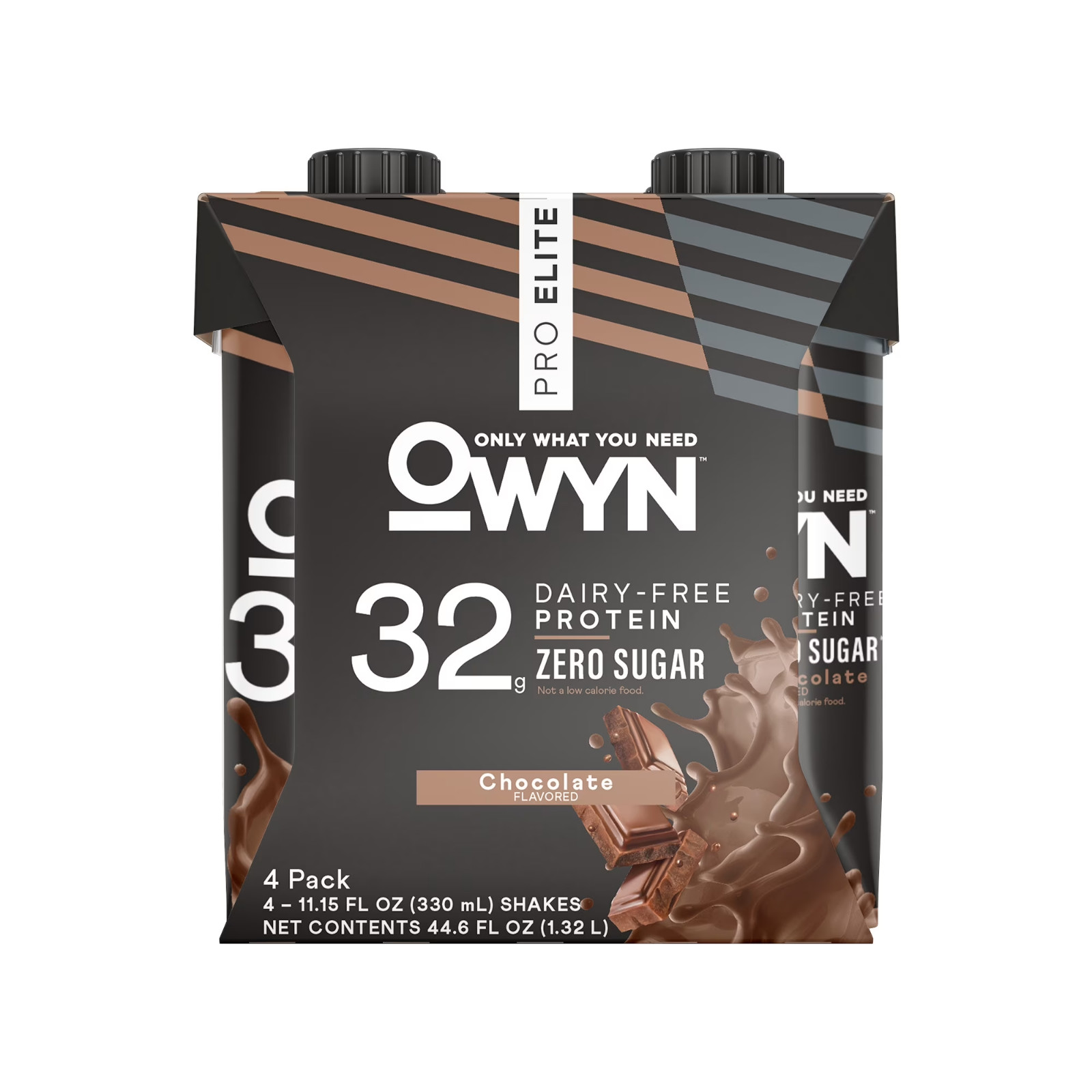 OWYN 32g Pro Elite Chocolate Flavored protein shake 11.15 fl oz 4 count……