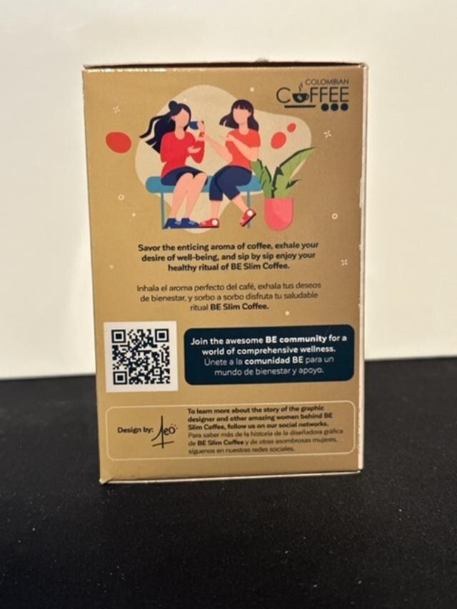 Zermat Be Slim Coffee With L-Carnitine, Reishi And Chaga …. 15 Sachets. Sealed