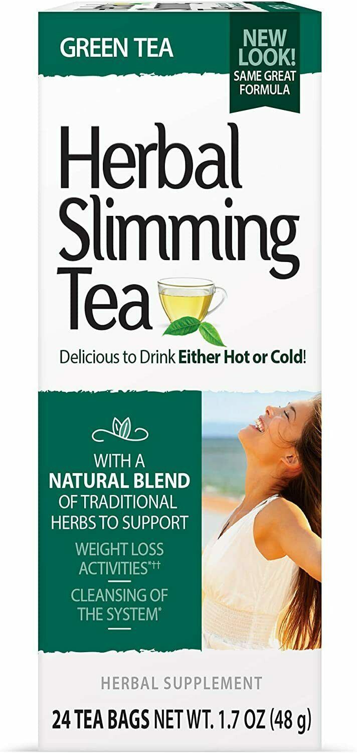 Herbal Slimming Tea Variety 4 Assorted Flavors 24 Count 4 Pack Healthy Digestion