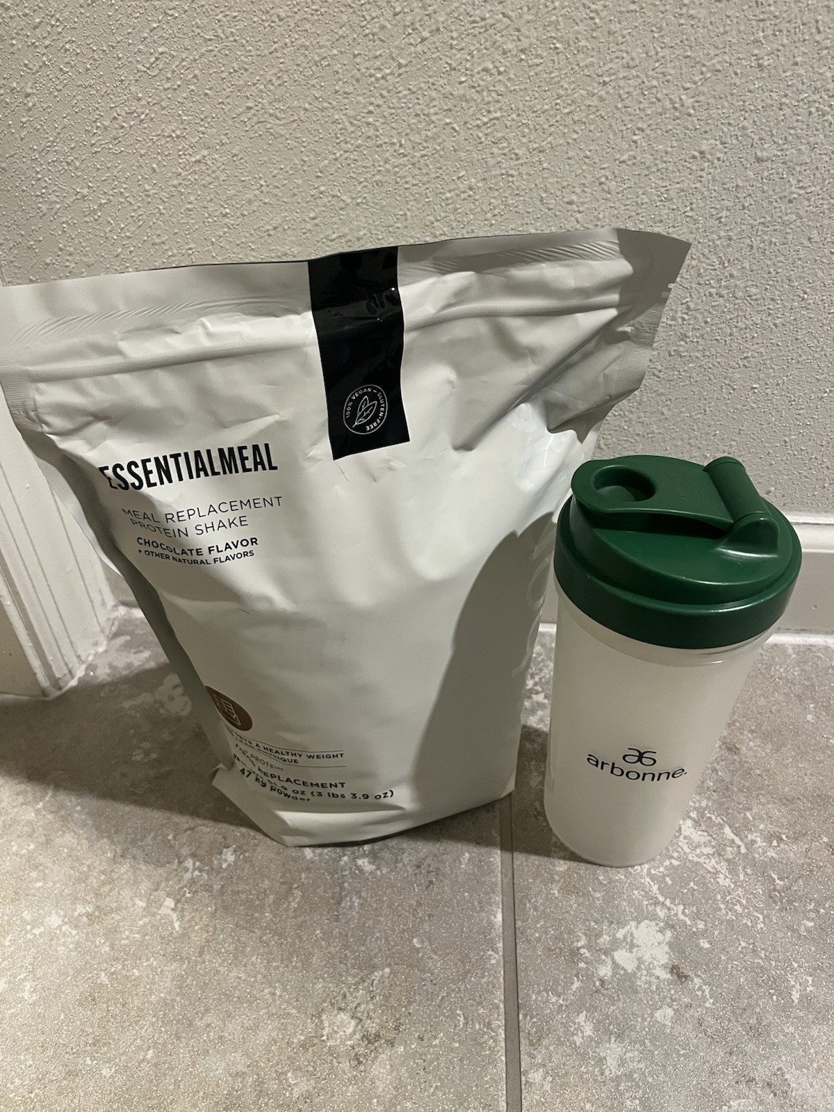 Arbonne EssentialMeal Chocolate Meal Replacement Shake Powder Vegan 51.9 oz